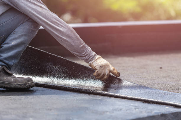 Professional Basement Waterproofing technician working in Alpine, TN